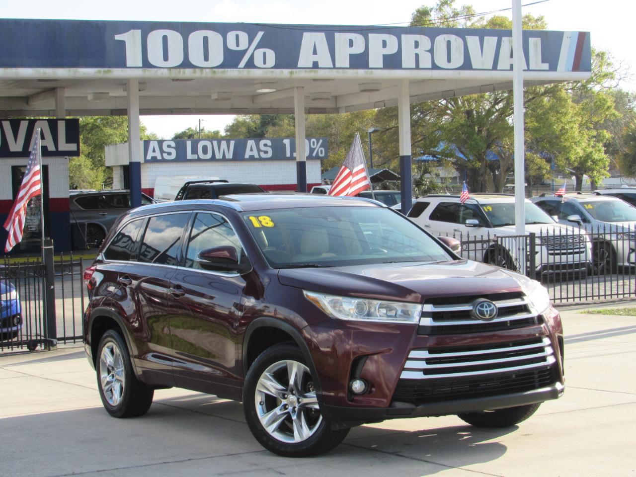 Toyota Highlander XLE V6 FWD (Natl) 2018