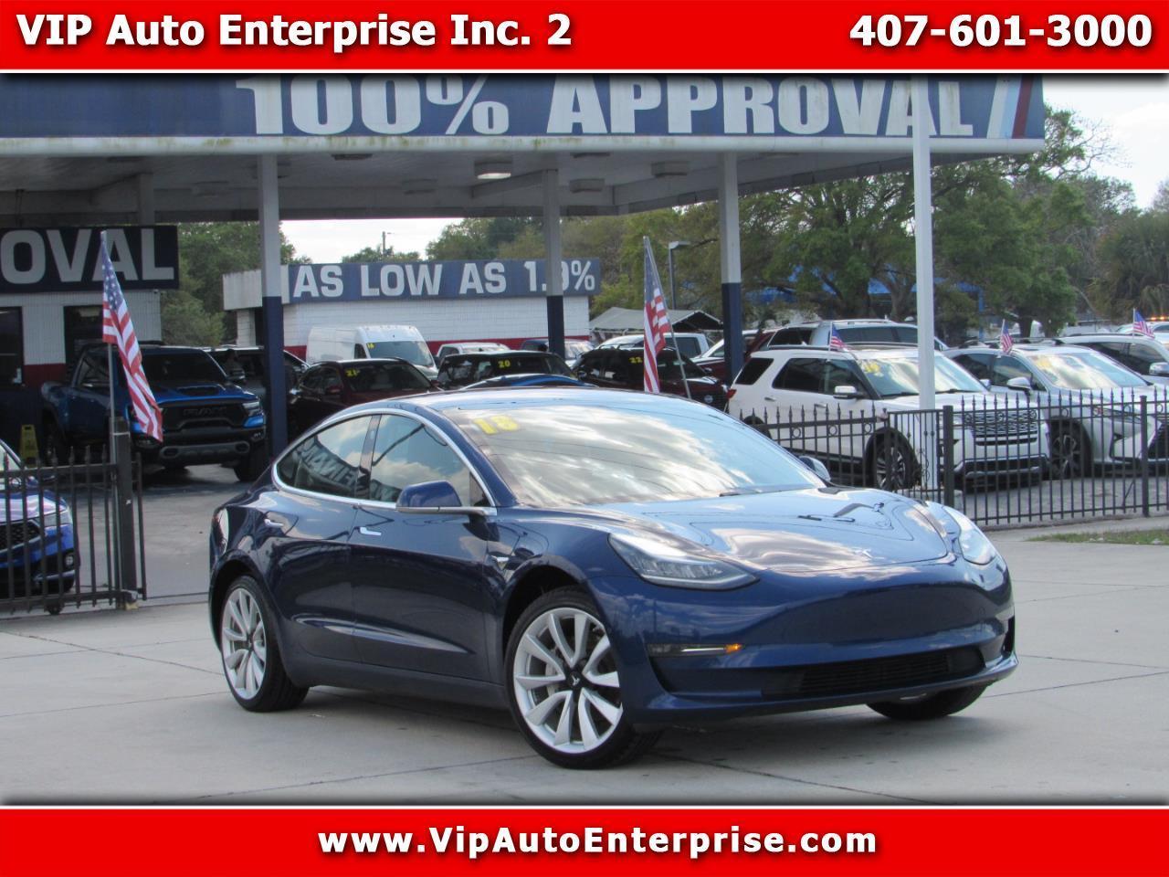 2018 Tesla Model 3 Long Range Battery RWD