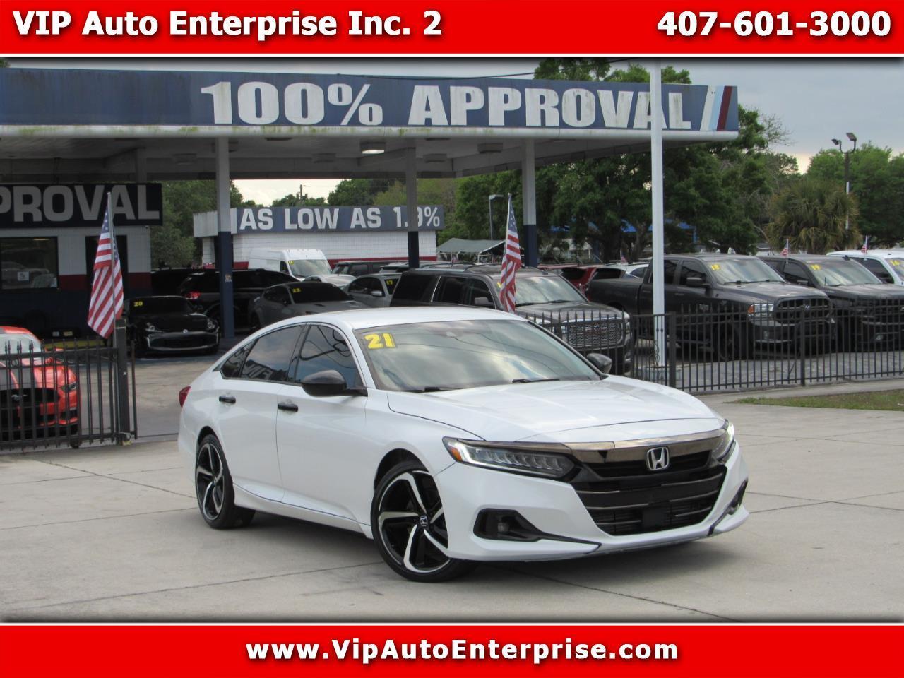 2021 Honda Accord Sedan Sport SE 1.5T CVT