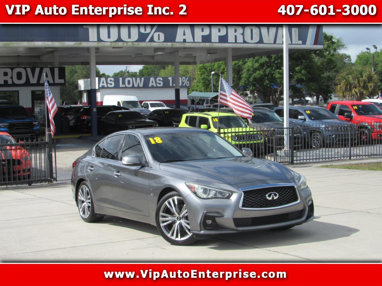 2018 Infiniti Q50 3.0t SPORT RWD