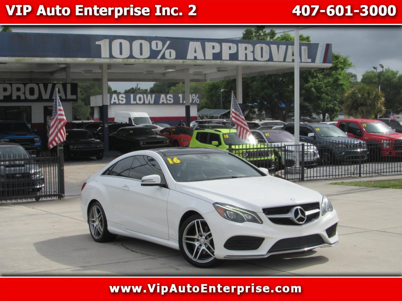 2016 Mercedes-Benz E-Class 2dr Cpe E 400 RWD