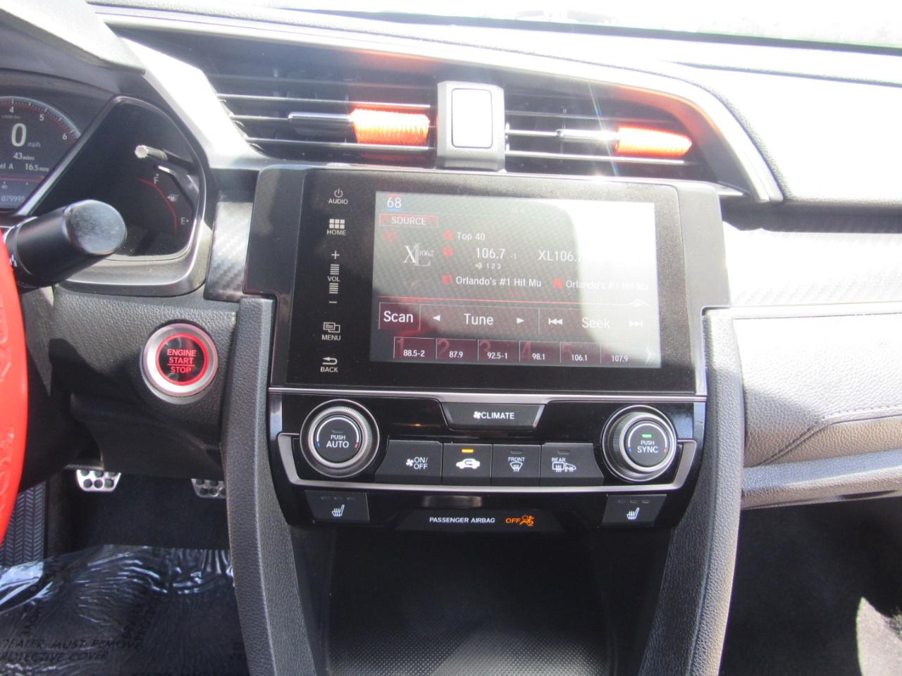 Honda Civic Sedan Si Manual 2017