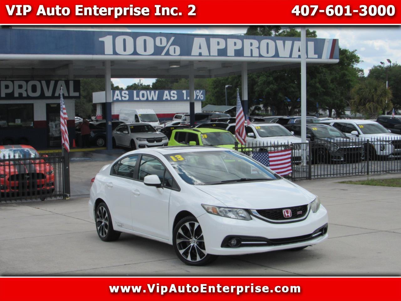 2013 Honda Civic Sdn 4dr Man Si