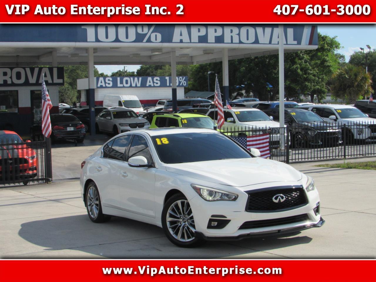 Infiniti Q50 3.0t LUXE RWD 2018