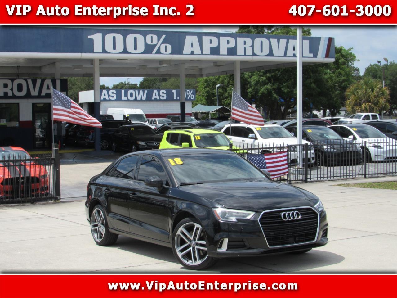 2018 Audi A3 Sedan 2.0 TFSI Tech Premium FWD