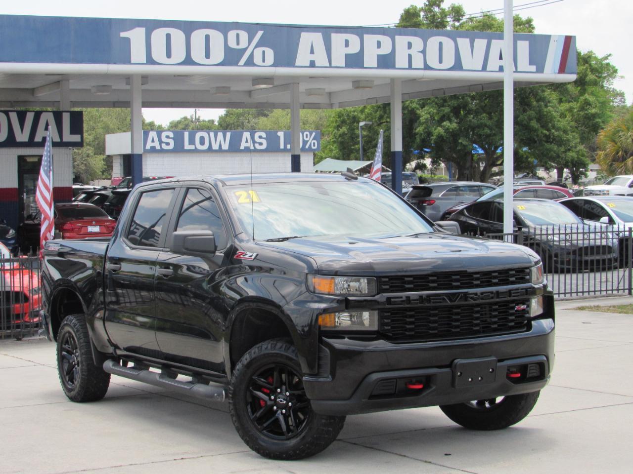 Chevrolet Silverado 1500 4WD Crew Cab 147" Custom Trail Boss 2021