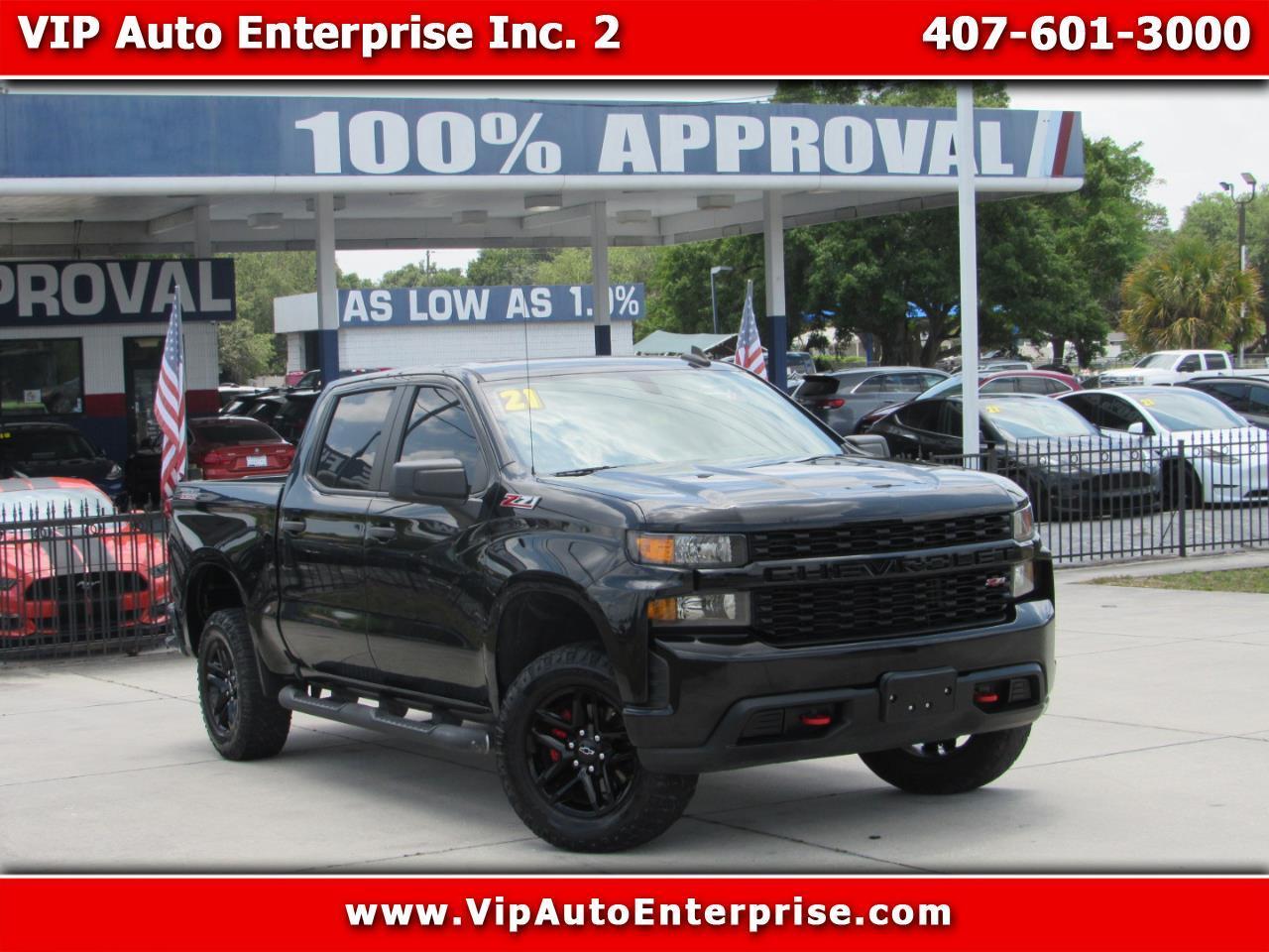 Chevrolet Silverado 1500 4WD Crew Cab 147" Custom Trail Boss 2021