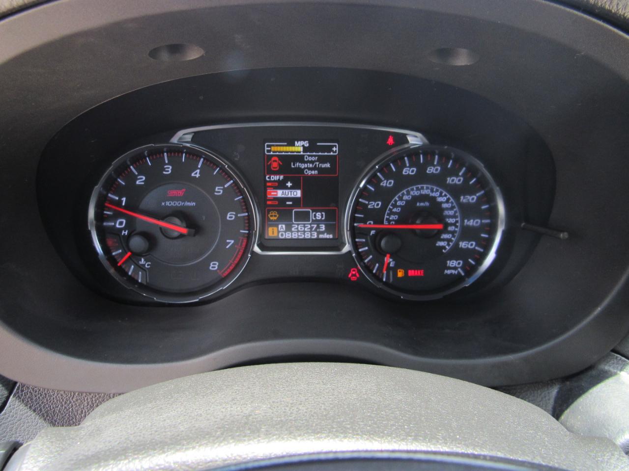 Subaru WRX STI Manual 2018