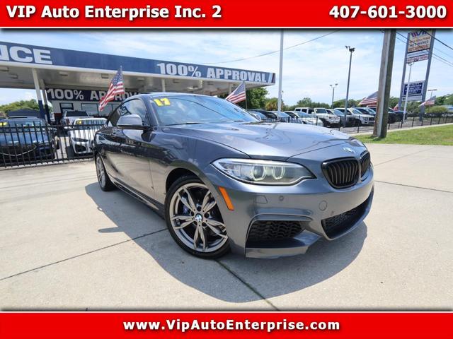 Gray 2017 BMW 2 Series M240i Coupe RWD Coupe Rear-Wheel Drive Automatic