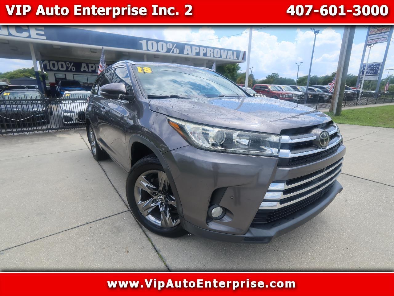 2018 Toyota Highlander Limited V6 AWD (Natl)