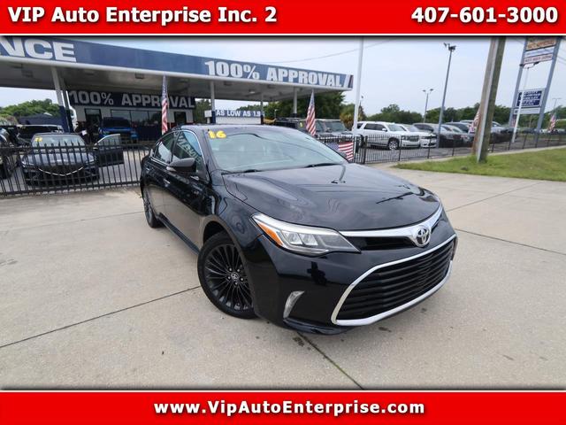 Black 2016 Toyota Avalon Sedan Front-Wheel Drive Automatic