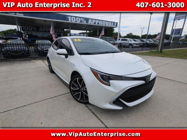 White 2020 Toyota Corolla Hatchback Hatchback Front-Wheel Drive Manual
