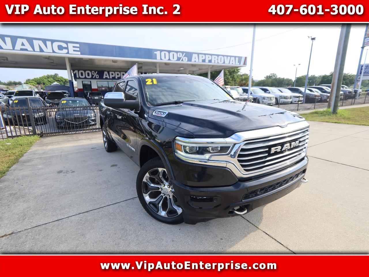 2021 RAM 1500 Longhorn 4x4 Crew Cab 5'7" Box