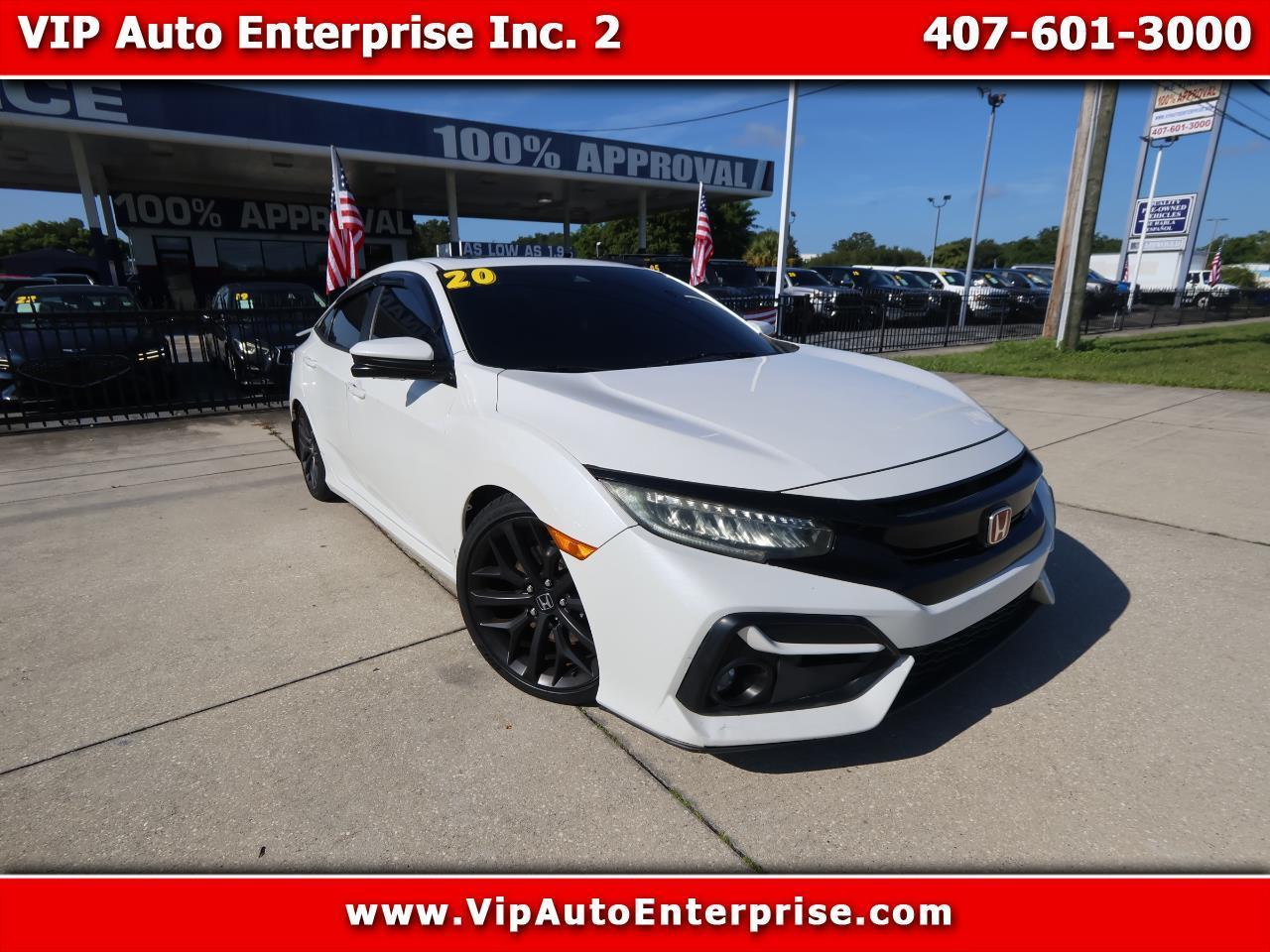 Honda Civic Si Sedan Manual w/Summer Tires 2020