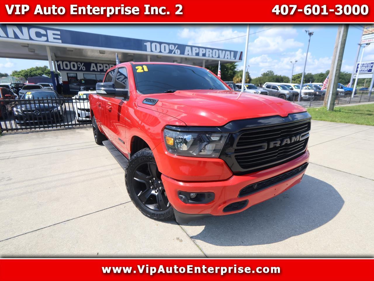2021 RAM 1500 Big Horn 4x2 Crew Cab 6'4" Box