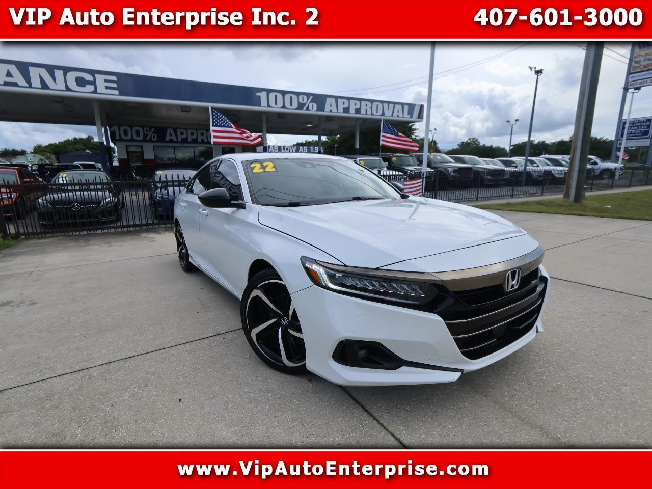 2022 Honda Accord Sedan Sport 2.0T Auto