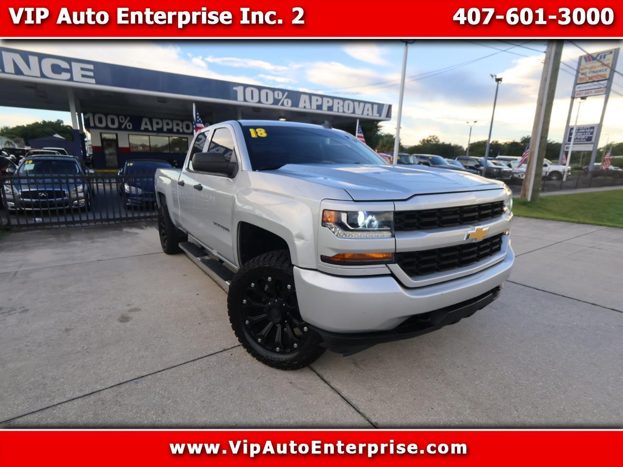 2018 Chevrolet Silverado 1500 2WD Double Cab 143.5" Custom