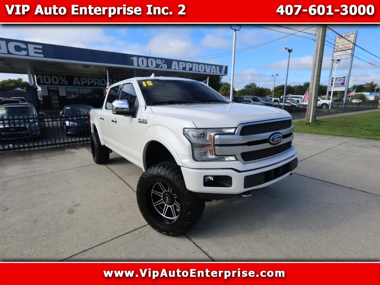 2018 Ford F-150 Platinum SuperCrew 5.5-ft. Bed 4WD