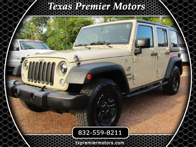 Jeep Wrangler JK Unlimited Sport 4WD 2018