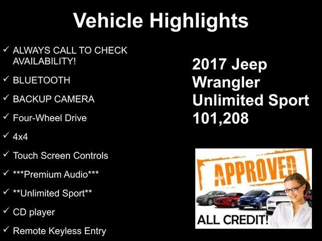 Jeep Wrangler Unlimited Sport 4WD 2017