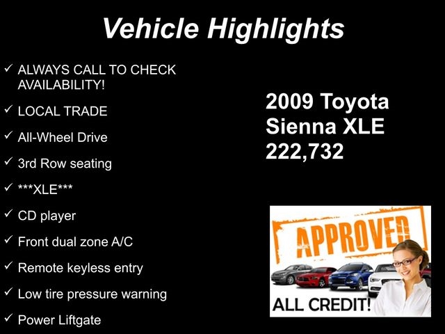 Toyota Sienna XLE AWD 2009