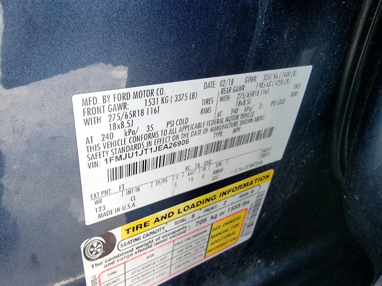 Ford Expedition XLT 4WD 2018