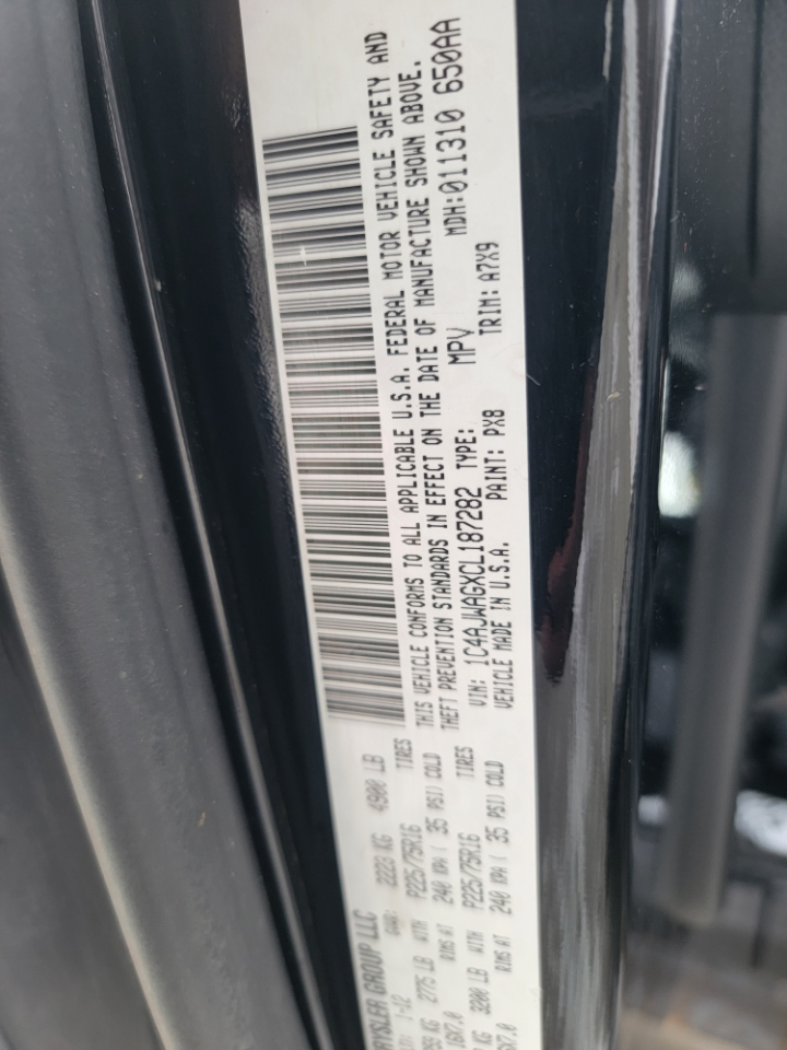 Jeep Wrangler Sport 4WD 2012