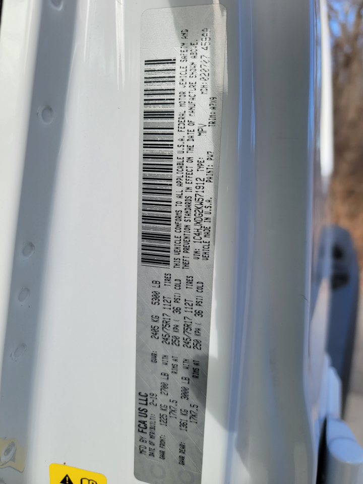 Jeep Wrangler Unlimited Sport 2019