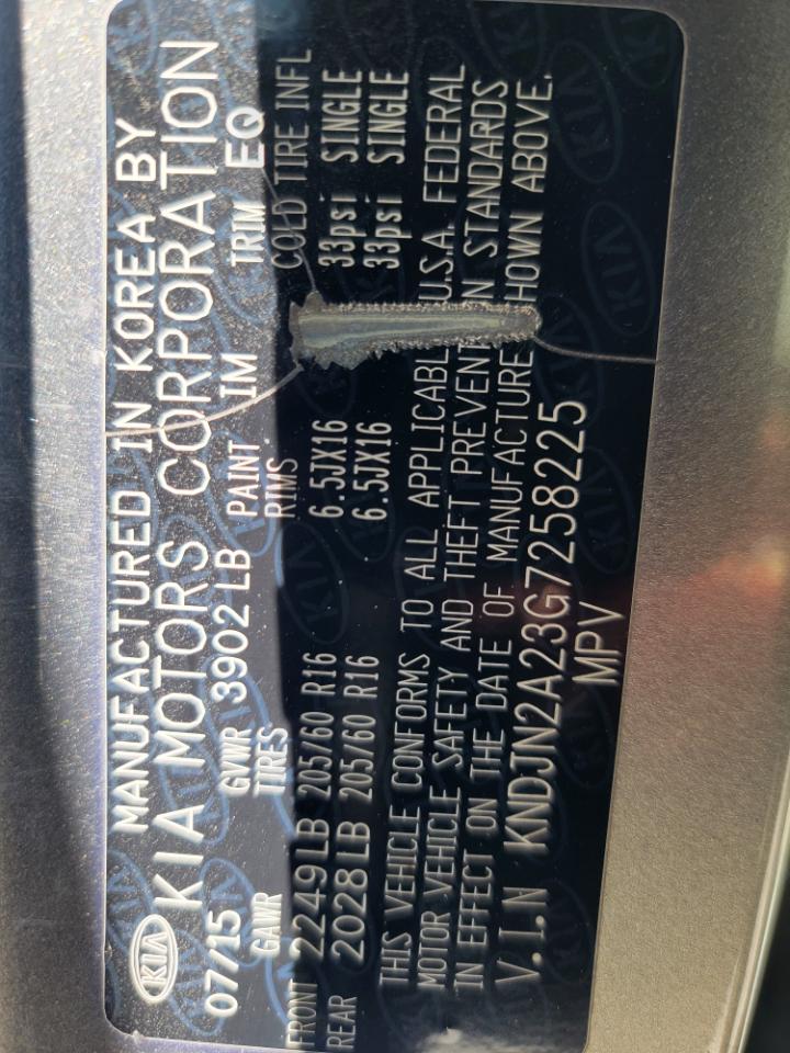 Kia Soul Base 6A 2016