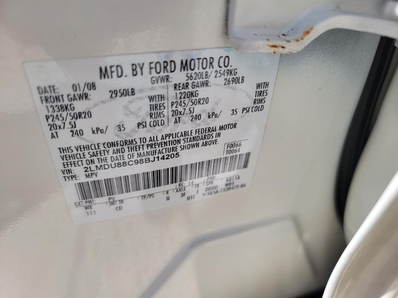 Lincoln MKX AWD 2008