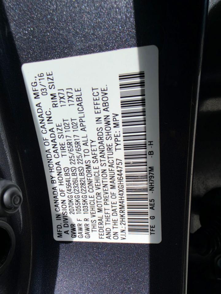 Honda CR-V SE 4WD 2016