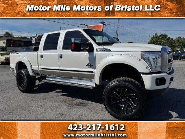 2016 Ford Super Duty F-350 SRW 4WD Crew Cab 172" Platinum