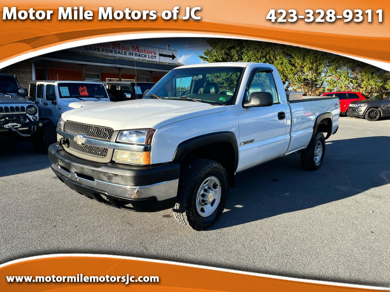 2004 Chevrolet Silverado 2500HD Reg Cab 133" WB 4WD Work Truck