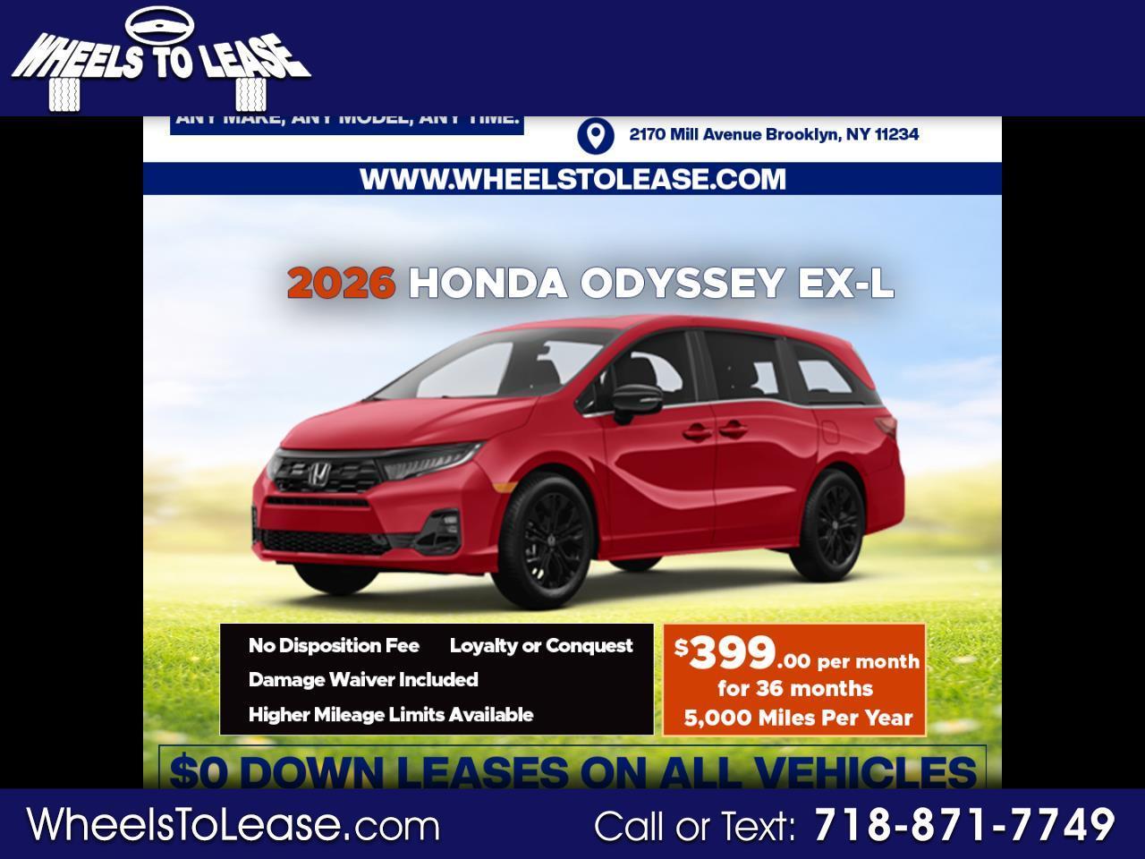 2026 Honda Odyssey EXL