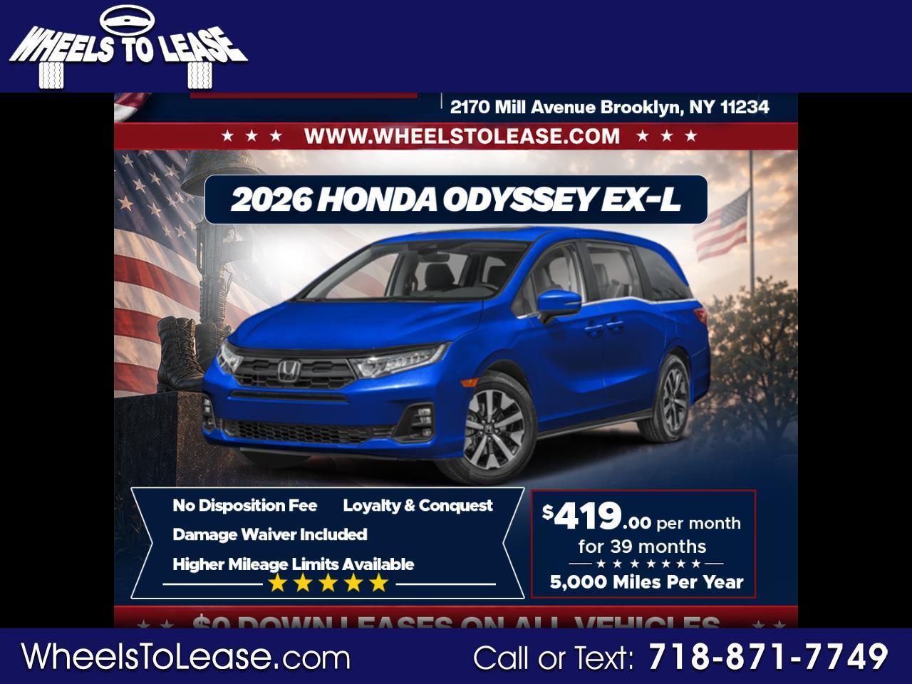 2026 Honda Odyssey EXL