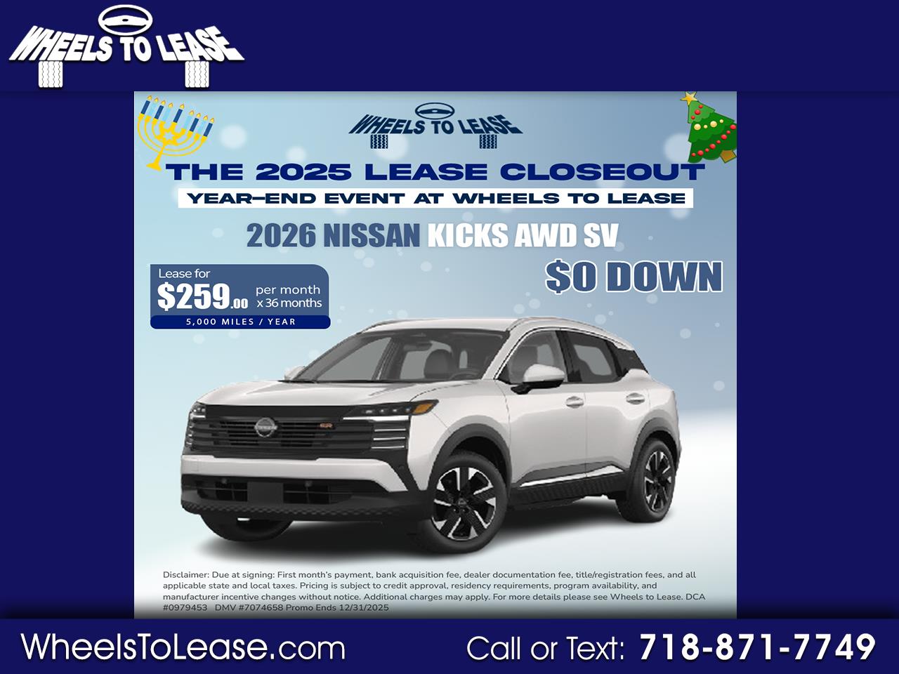 Nissan Kicks SV AWD 2026