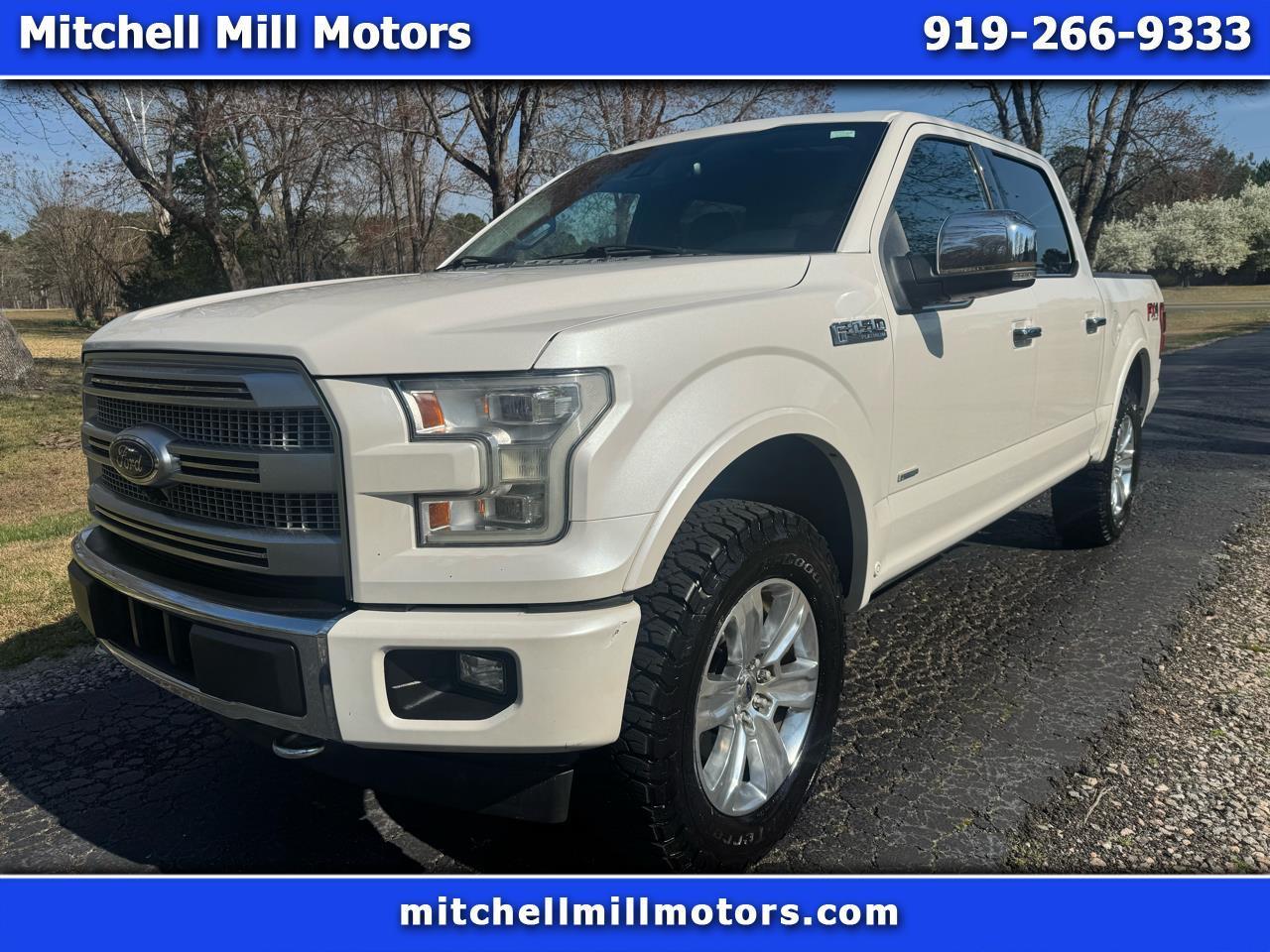 2017 Ford F-150 Platinum 4WD SuperCrew 5.5' Box