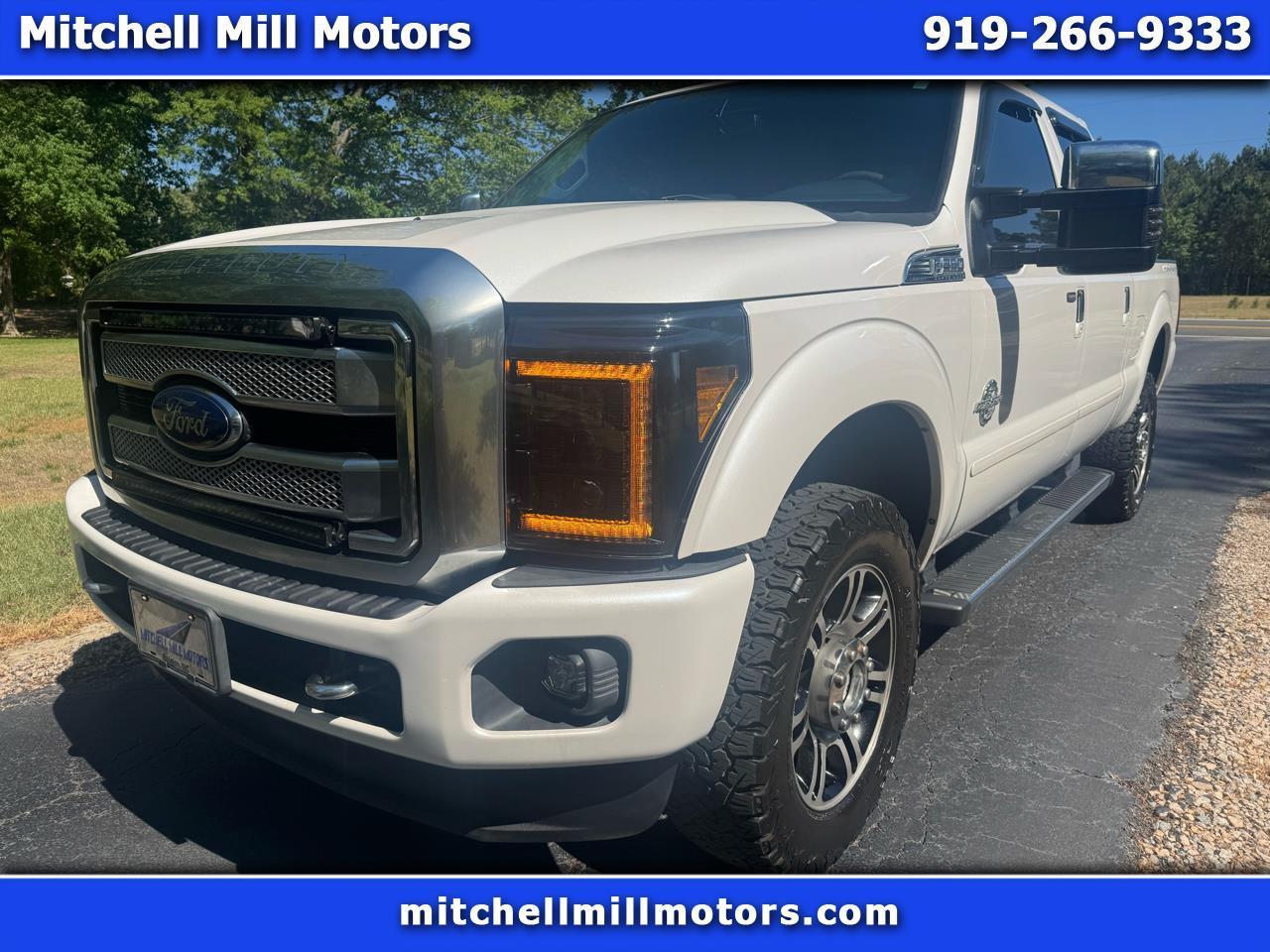 2015 Ford Super Duty F-350 SRW 4WD Crew Cab 156" Platinum