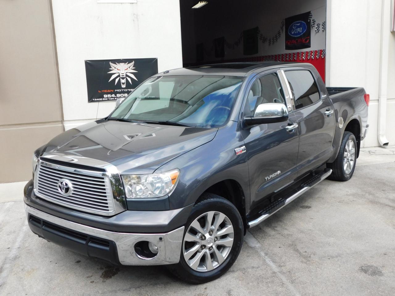 Used 2013 Toyota Tundra Platinum CrewMax 5.7L FFV 4WD for Sale in Miami