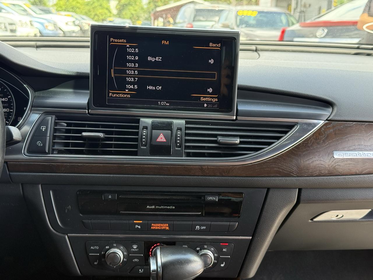 Audi A6 2.0T Premium Sedan FrontTrak Multitronic 2013