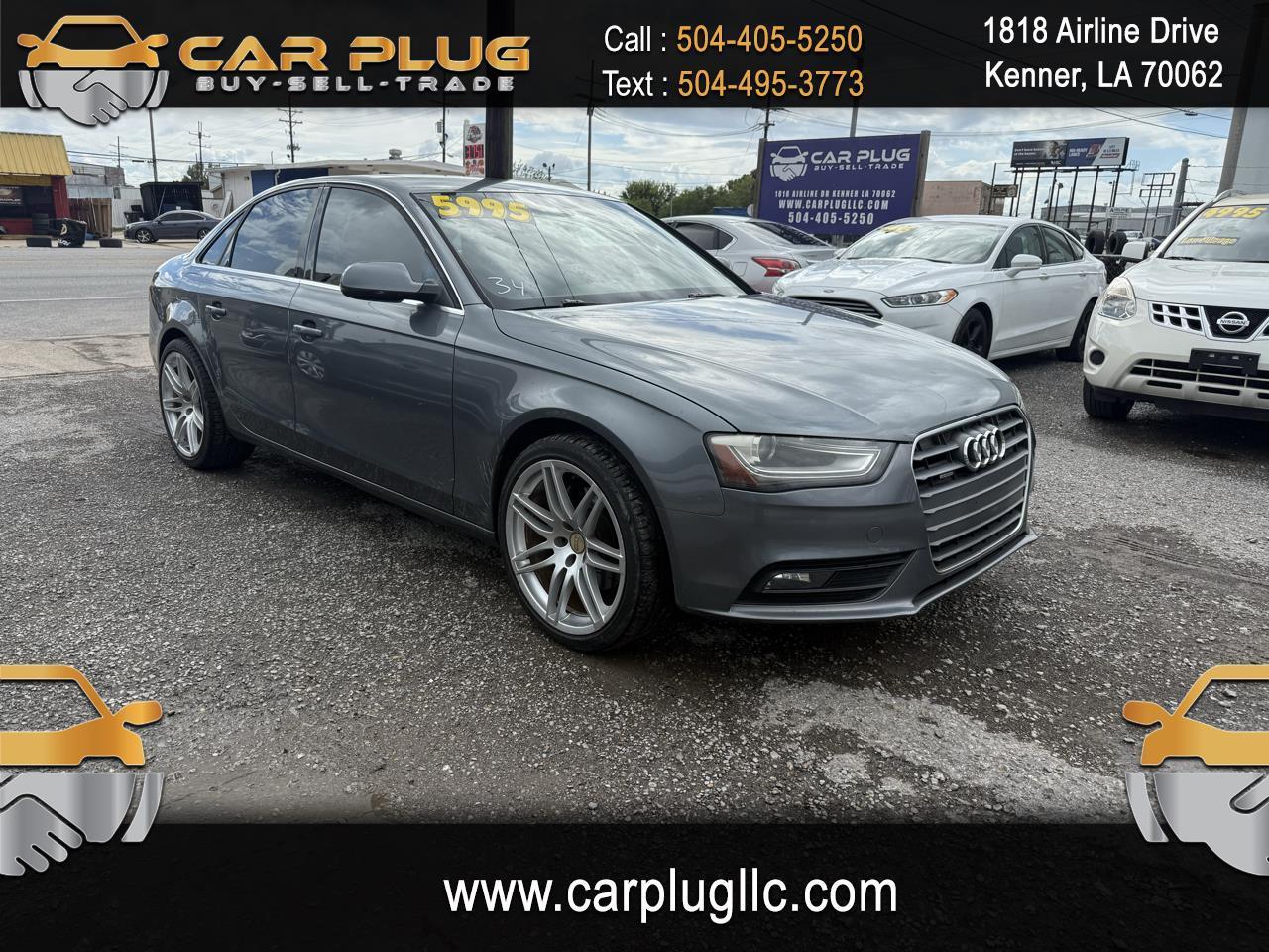 2013 Audi A4 2.0T Sedan quattro Tiptronic