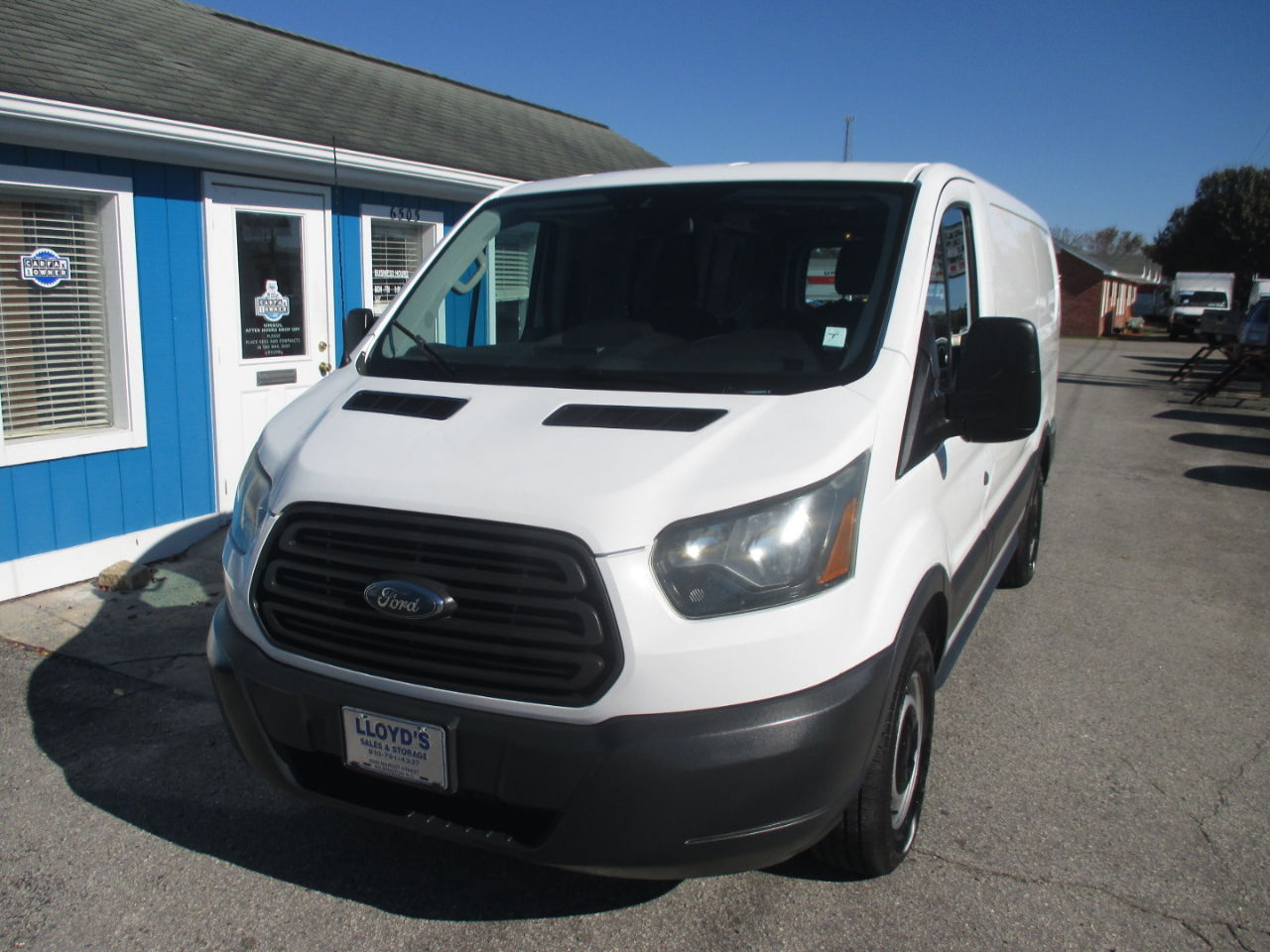 2016 Ford Transit Cargo Van T-150 130" Low Rf 8600 GVWR Swing-Out RH Dr