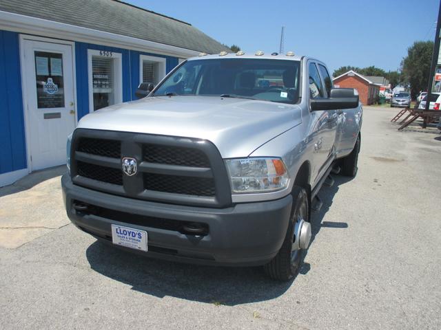 Silver 2018 RAM 3500 Pickup Truck Four-Wheel Drive Automatic