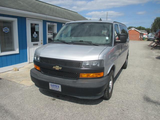 Silver 2019 Chevrolet Express Van Rear-Wheel Drive Automatic