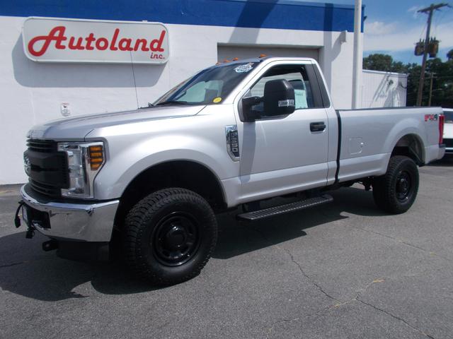 Silver 2018 Ford F-350 Super Duty Pickup Truck Four-Wheel Drive Automatic