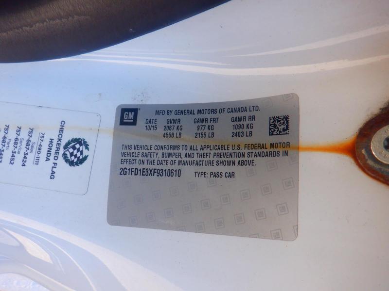 Chevrolet Camaro LT 2015 Chevrolet Camaro LT 2015