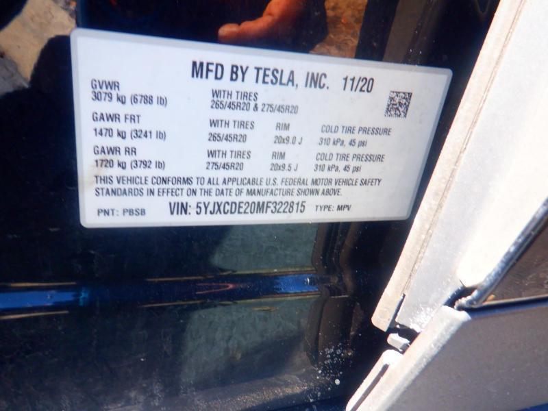 Tesla Model X Long Range 2021