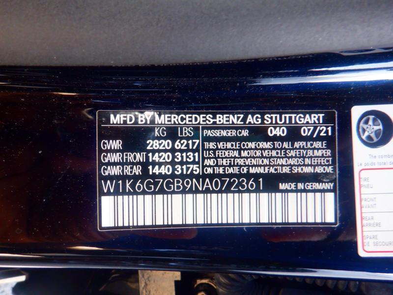 Mercedes-Benz S-Class S580 4MATIC 2022