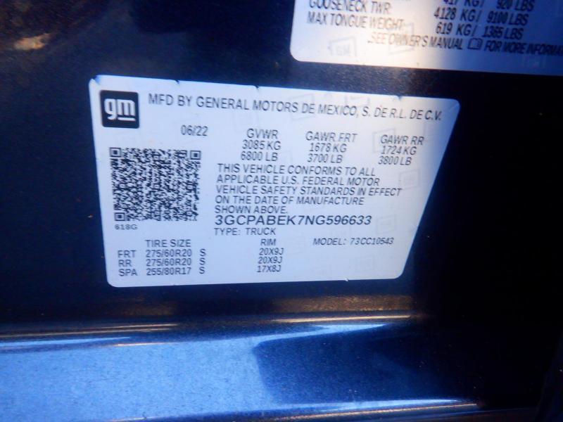 Chevrolet Silverado 1500  2022