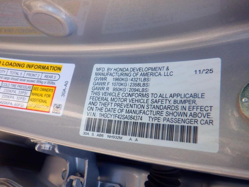 Honda Accord SE 2025